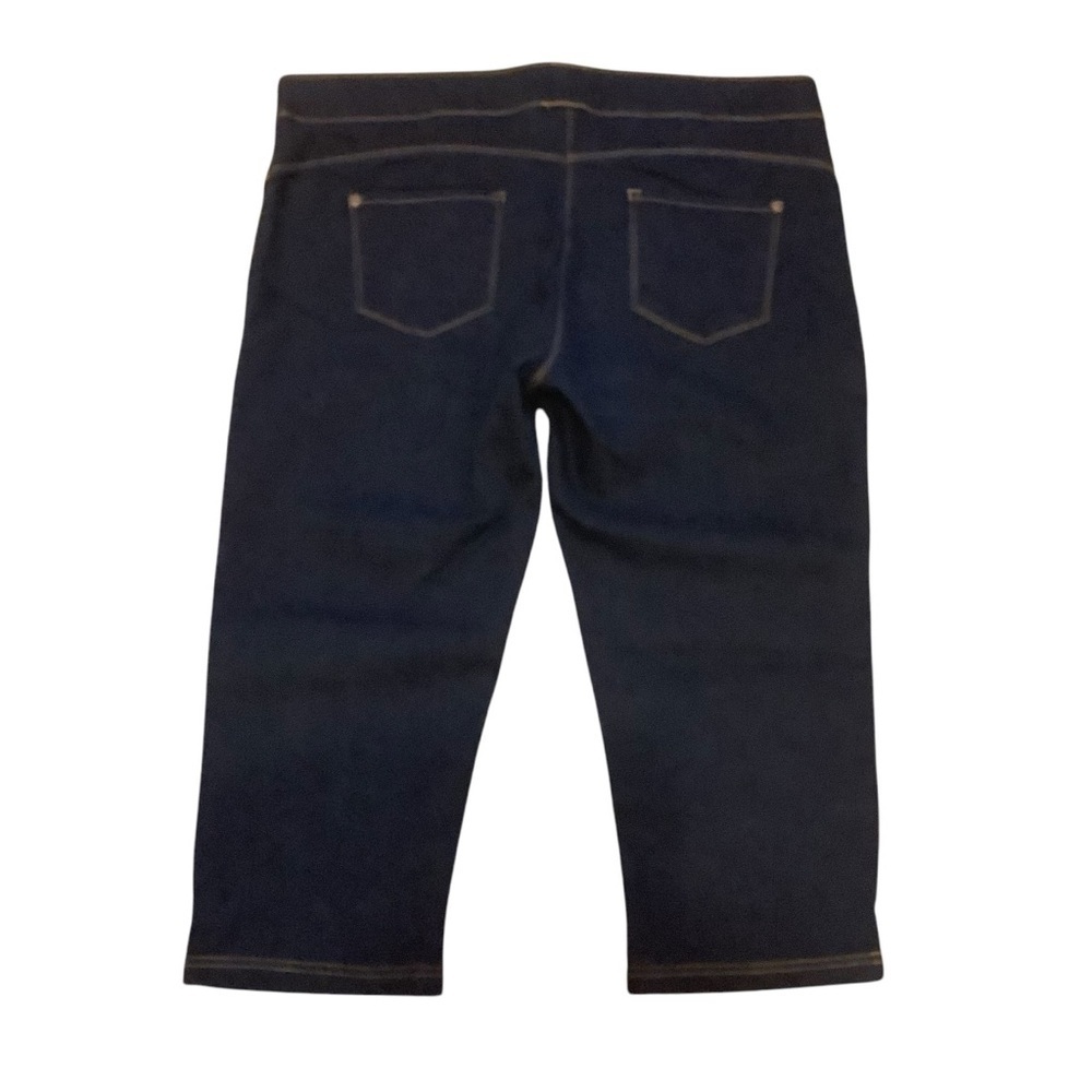 BELLINA CROPPED DARK WASH PULL UP JEANS/ Size XXL - Picture 2 of 8
